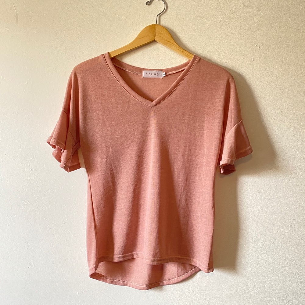 Pink blouse